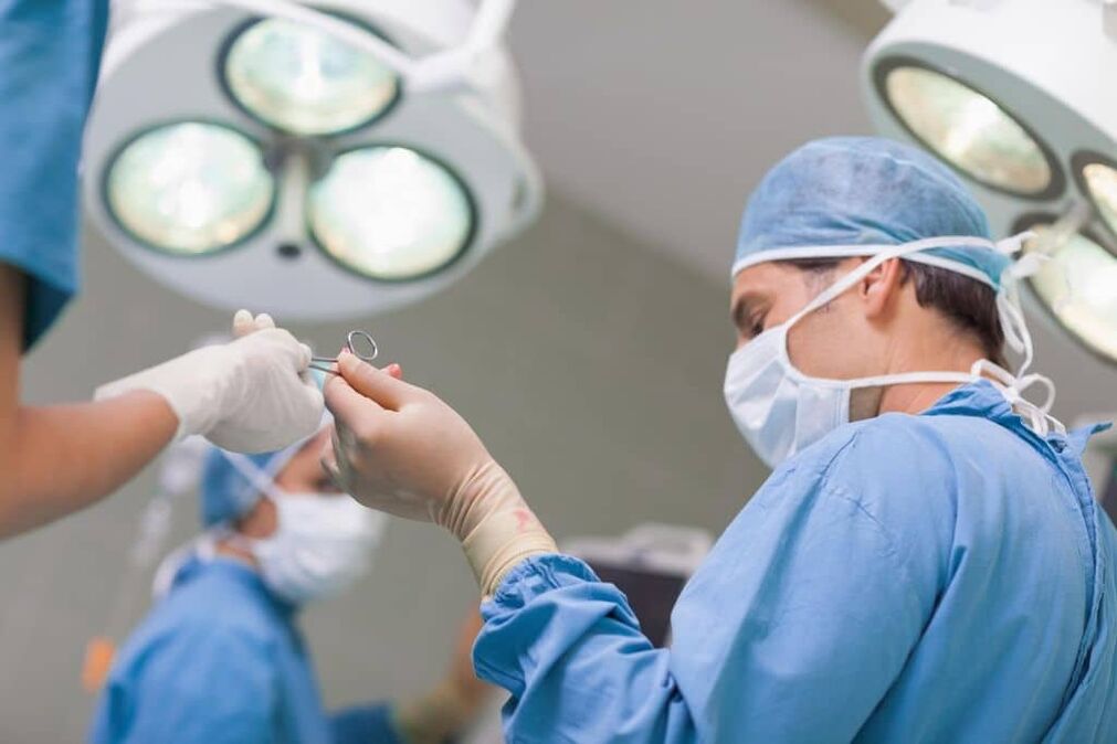 chirurgesch Behandlung vun Prostatitis